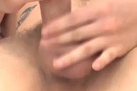Hot babe with natural boobs banged in this amazing threesome