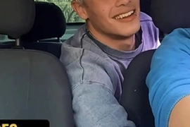 Edipo rey obeys every order of dominant driver leo blue and takes his fat cock - dick rides