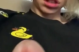 russian cute boy jerking off and cum in t.