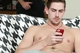 GayRoom Bored couple fuck it out on the couch