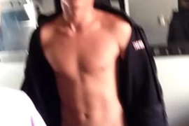 Very sexy and shy tall jock gets head subscribe to see him cum
