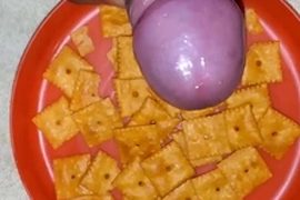 My special cock sauce makes my cheese it snacks so tasty.
