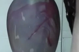 Huge insertion gapes his ass