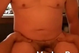 Inked Asian bear hunts for a fuck buddy at a bar, lucking out with a big cock stud. A steamy suck and fuck session ensues, leading to a messy, satisfying finale.