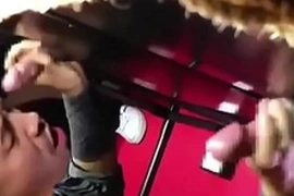 Japanese gay guys crave a wild bukkake session. They line up at a local sex den, eagerly awaiting their turn to service anonymous cocks through a gloryhole. The climax is explosive, leaving them all satisfied.