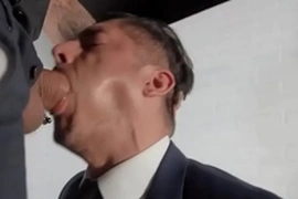 Bo sinn comes to rocky vallarta's office to fix the light but he ends up getting his dick sucked - papi