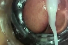 Flashlight cumshot compilation