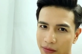Stunning Asian supermodel captivates in a sizzling photoshoot, flaunting his chiseled physique and seductive charm in tantalizing underwear. Experience the allure of this irresistible gay icon.
