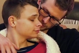Gaycest - sexy step father lights cute son austin young's fire bareback