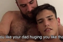 Latin teen step son shares step dad with boyfriend threesome - walter, tommy