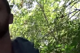 We stumble upon rocke in the woods and cant wait to test his tight ass - reality dudes