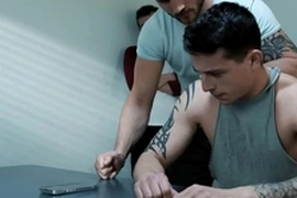Gay jock stepbrothers fucking in threesome - fucked up family