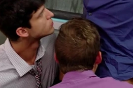 Nextdoorbuddies - hunk employess caught by bbc boss n' fucked