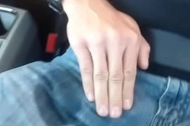 Wetting my jeans in a rental car