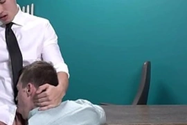 Nextdoorbuddies hunk asian boss barebacks employee at work