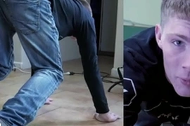 A straight teenage boy 19 irresponsibly quits his job and is spanked for it