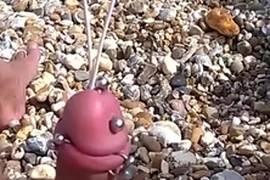 Sounding on the beach
