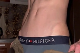 Undressing after college, jerking off and cumming a lot