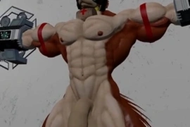 Furry superhero getting brainwashing